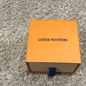 Louis Vuitton Orange Gift Box with Blue Tab